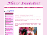 Hair Institut, vente de bijoux et d'accessoires pour le mariage 
